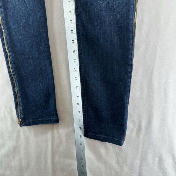 Daou Denim Co. Jeans Womens Sz 28 Low Rise Skinny Dark Washed Stretch Blue - Picture 15 of 15